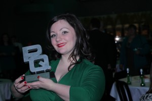 Ceris Williams with her PQ Award