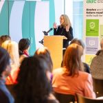 Sarah Beale, AAT CEO speaking to guests at the new Level 4 qualification launch event in February 2026