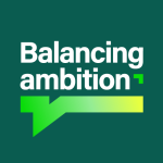 Balancing ambition podcasts logo